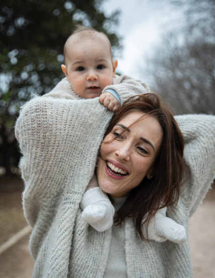 fotografia, madre, bebe